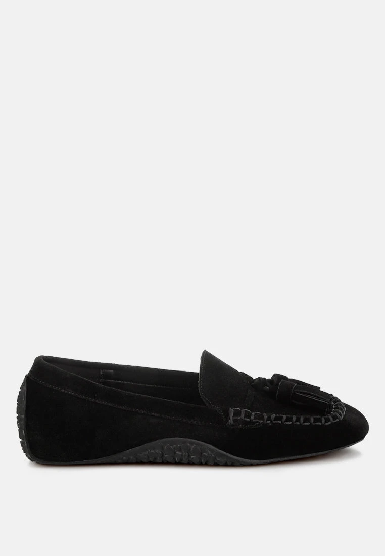 Kipstar Real Suede Leather Tassel Loafers 16 Kipstar Real Suede Leather Tassel Loafers - Image 14