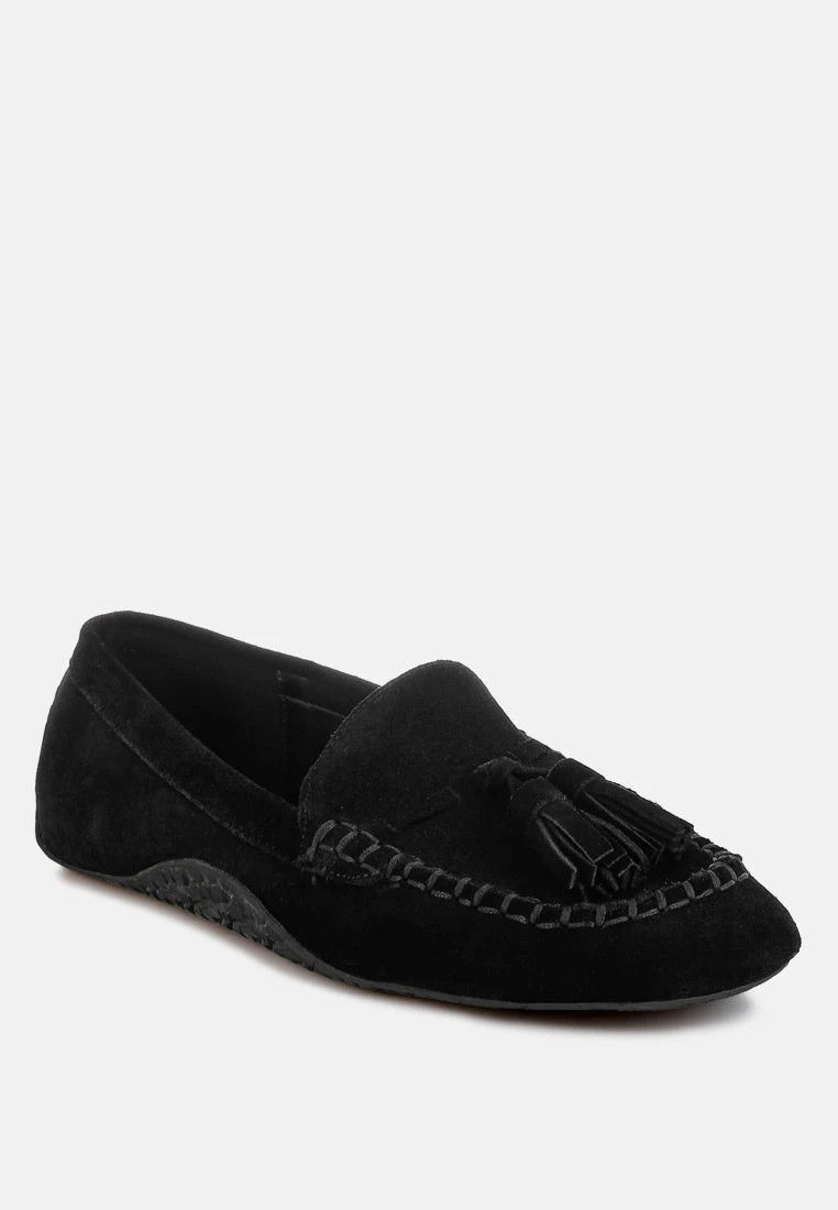 Kipstar Real Suede Leather Tassel Loafers 17 Kipstar Real Suede Leather Tassel Loafers - Image 15
