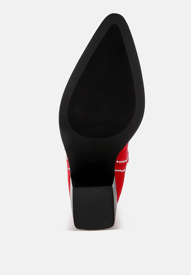 Latafa Rhinestones Embellished Cowboy Boots 12 Latafa Rhinestones Embellished Cowboy Boots - Image 10