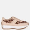 Lepark Real Leather Leopard Print Sneakers -Her Shoe World Lepark Real Leather Leopard Print Sneakers RCSH5638 2