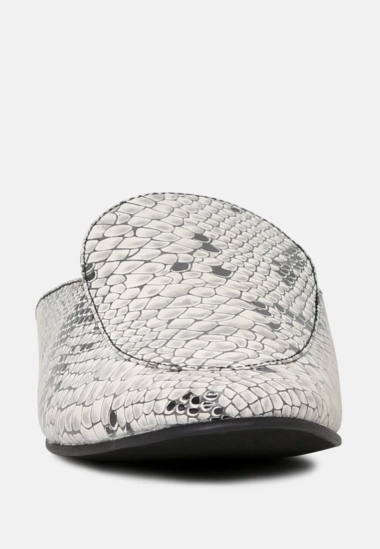 MARLA Black Metallic Leather Mules 5 MARLA Black Metallic Leather Mules - Image 3