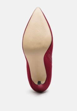 MELBA Pointed Toe Stiletto Boot In Burgundy 13 MELBA Pointed Toe Stiletto Boot In Burgundy -Her Shoe World MELBAPointedtoeStilettoBootinBurgundy RCSH2680 BURGUNDY 4