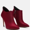 MELBA Pointed Toe Stiletto Boot In Burgundy 1 MELBA Pointed Toe Stiletto Boot In Burgundy -Her Shoe World MELBAPointedtoeStilettoBootinBurgundy RCSH2680 BURGUNDY 8