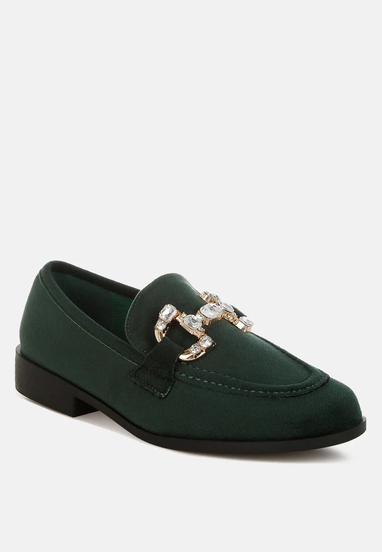 Maestro Diamante Embellished Horsebit Loafers 15 Maestro Diamante Embellished Horsebit Loafers - Image 13