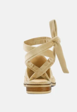 Mande Embroidered Velvet Mules In Beige 12 Mande Embroidered Velvet Mules In Beige -Her Shoe World MandeEmbroideredEmbroideredVelvetMules RCSH2863 BEIGE 5