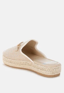 Marama Horsebit Embellished Raffia Mules 9 Marama Horsebit Embellished Raffia Mules -Her Shoe World MaramaHorsebitEmbellishedRaffiaMulesRCSH5529BEIGE 8