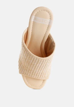 Marengo Raffia Wooden Clogs 17 Marengo Raffia Wooden Clogs -Her Shoe World MarengoRaffiaWoodenClogsRCSH5433 1