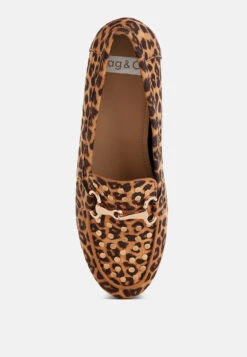 Meopa Horsebit & Studs Metallic Leopard Print Loafers 12 Meopa Horsebit & Studs Metallic Leopard Print Loafers -Her Shoe World MeopaHorsebit StudsMetallicLeopardPrintLoafersRCSH5627LEOPARD 6
