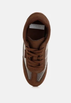 Milon Microfiber & Mesh Sneakers -Her Shoe World MilonMicrofiber MeshSneakersRCSH5268BROWN 4 b1b28c84 426b 4da5 a831 b18677f5038c