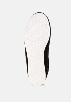 Milon Microfiber & Mesh Sneakers -Her Shoe World Milon Microfiber Mesh Sneakers RCSH5268 BLACK 3 0cb54154 3ad7 4746 a03f 2d2c0d074dd8