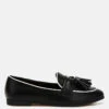 Mythos Dual Tone Tassel Loafers 2 Mythos Dual Tone Tassel Loafers -Her Shoe World Mythos Dual Tone Tassel Loafers RCSH5073 black 1