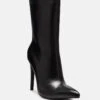 NAGINI Over Ankle Pointed Toe High Heeled Boot In Black 2 NAGINI Over Ankle Pointed Toe High Heeled Boot In Black -Her Shoe World NAGINIOverAnklePointedToeHighHeeledBoot RCSH2533 BLACK 3