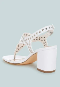 Nerina Studded Genuine Leather Sandals 14 Nerina Studded Genuine Leather Sandals -Her Shoe World NerinaStuddedGenuineLeatherSandalsRCSH5595 4