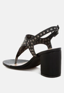 Nerina Studded Genuine Leather Sandals 19 Nerina Studded Genuine Leather Sandals -Her Shoe World Nerina Studded Genuine Leather Sandals RCSH5595 6