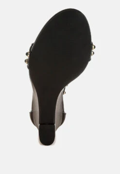 Nidara Studs Embellished Genuine Leather Sandals 10 Nidara Studs Embellished Genuine Leather Sandals -Her Shoe World NidaraStudsEmbellishedGenuineLeatherSandalsRCSH5349 8