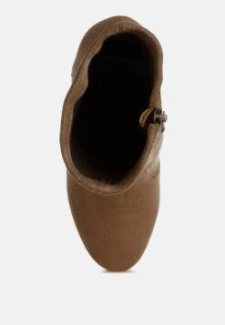 Nidaros Microfiber Sock Boots -Her Shoe World NidarosMicrofiberSockBootsRCSH5206BEIGE 2