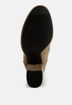 Nidaros Microfiber Sock Boots -Her Shoe World NidarosMicrofiberSockBootsRCSH5206BEIGE 3