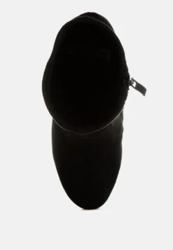 Nidaros Microfiber Sock Boots -Her Shoe World Nidaros Microfiber Sock Boots RCSH5206 BLACK 2