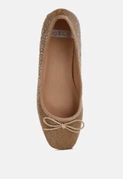 Ningen Leopard Print Block Heel Ballerinas -Her Shoe World NingenLeopardPrintBlockHeelBallerinasRCSH5373 9