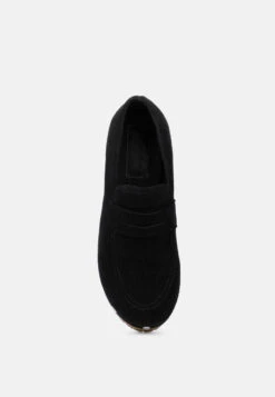 OSAGE Black Clogs Loafers In Fine Suede 14 OSAGE Black Clogs Loafers In Fine Suede -Her Shoe World OSAGEBlackClogLoafersinFineSuede RCSH2959 Black 7