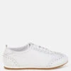 Odaya Studded Real Soft Leather Sneakers 2 Odaya Studded Real Soft Leather Sneakers -Her Shoe World OdayaStuddedRealSoftLeatherSneakersRCSH5573WHITE 8