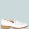 Oglavia Studs Embellished Leather Loafers -Her Shoe World Oglavia Studs Embellished Leather Loafers RCSH4825 7 f16acee5 ddbc 4017 aa67 bfd1bdbd7a94