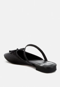 Opalia Glitter Ballet Mules 41 Opalia Glitter Ballet Mules -Her Shoe World Opalia Glitter Ballet Mules RCSH4985 BLACK 8