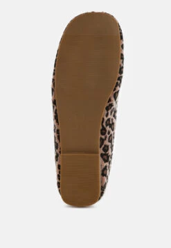 Paboa Leopard Print Flat Loafers -Her Shoe World PaboaLeopardPrintFlatLoafersRCSH5345LEOPARD 2