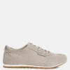 Pattens Genuine Suede Leather Sneakers 2 Pattens Genuine Suede Leather Sneakers -Her Shoe World Pattens Genuine Suede Leather Sneakers RCSH5266 BEIGE 4