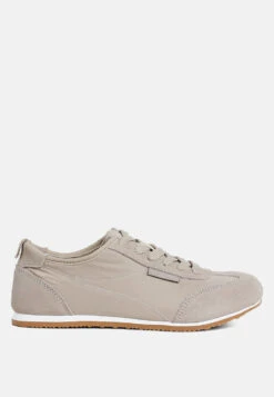 Pattens Genuine Suede Leather Sneakers -Her Shoe World Pattens Genuine Suede Leather Sneakers RCSH5266 BEIGE 4 0915b28d 2e0d 49b6 9fe3 272d66d49ef6