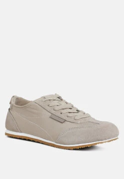 Pattens Genuine Suede Leather Sneakers -Her Shoe World Pattens Genuine Suede Leather Sneakers RCSH5266 BEIGE 5 d6ee7bf7 7f5f 4638 bbd4 edefc515d76a