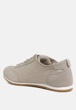 Pattens Genuine Suede Leather Sneakers -Her Shoe World Pattens Genuine Suede Leather Sneakers RCSH5266 BEIGE 9