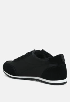 Pattens Genuine Suede Leather Sneakers -Her Shoe World Pattens Genuine Suede Leather Sneakers RCSH5266 BLACK 9 b4281f17 fee1 4d13 b60e 94698e7762ae
