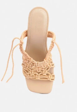 BEROE Latte Braided Handcrafted Lace Up Sandal 16 BEROE Latte Braided Handcrafted Lace Up Sandal -Her Shoe World RCSH3120 LATTE 7 431bf81d ff00 4915 a8dc 8b1475edabd6