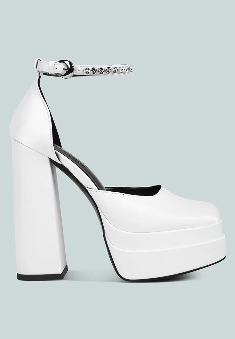 MARTINI White Sky High Platform Sandals 4 MARTINI White Sky High Platform Sandals - Image 2