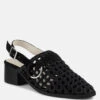 ROSALIE Black Block Heeled Sandal 1 ROSALIE Black Block Heeled Sandal -Her Shoe World ROSALIEBlockHeeledSandal RCSH2112 black 3