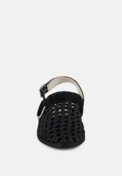 ROSALIE Black Block Heeled Sandal 12 ROSALIE Black Block Heeled Sandal -Her Shoe World ROSALIEBlockHeeledSandal RCSH2112 black 4