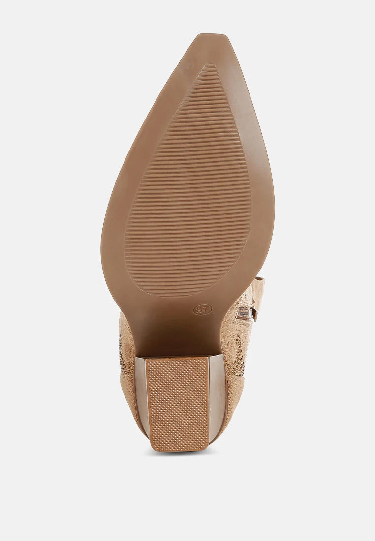 Rambler Rhinestones Embellished Calf Boots 12 Rambler Rhinestones Embellished Calf Boots - Image 10