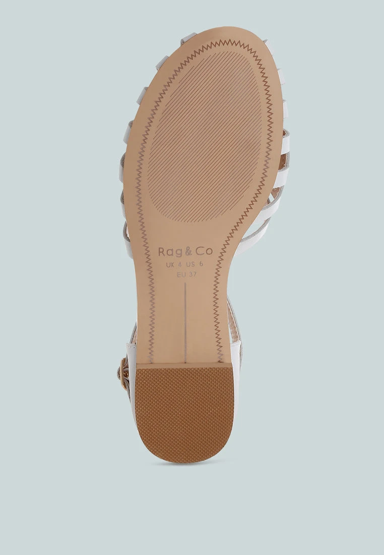 Ramita Horsebit Fringe Flat Sandals 7 Ramita Horsebit Fringe Flat Sandals - Image 5