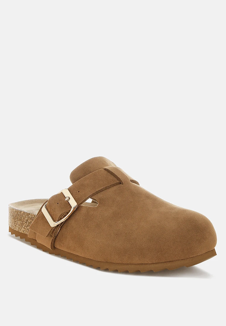 Ratiha Buckle Accent Slip-On Footbed Mules 5 Ratiha Buckle Accent Slip-On Footbed Mules - Image 3