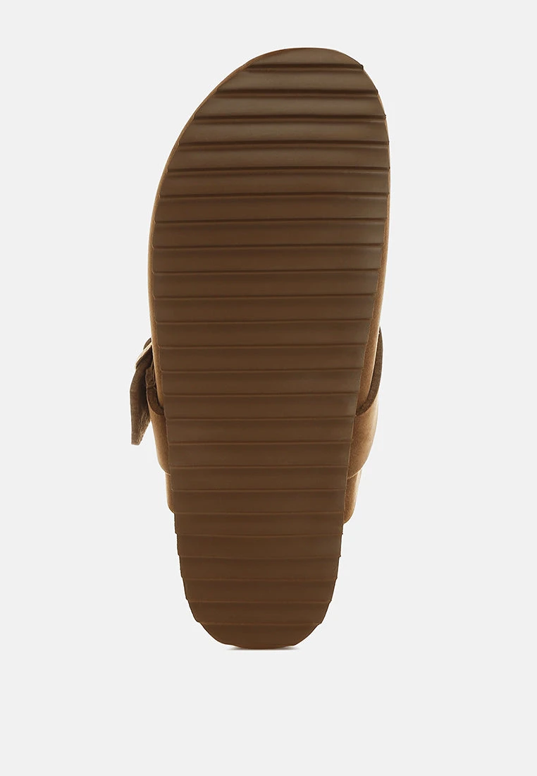 Ratiha Buckle Accent Slip-On Footbed Mules 8 Ratiha Buckle Accent Slip-On Footbed Mules - Image 6