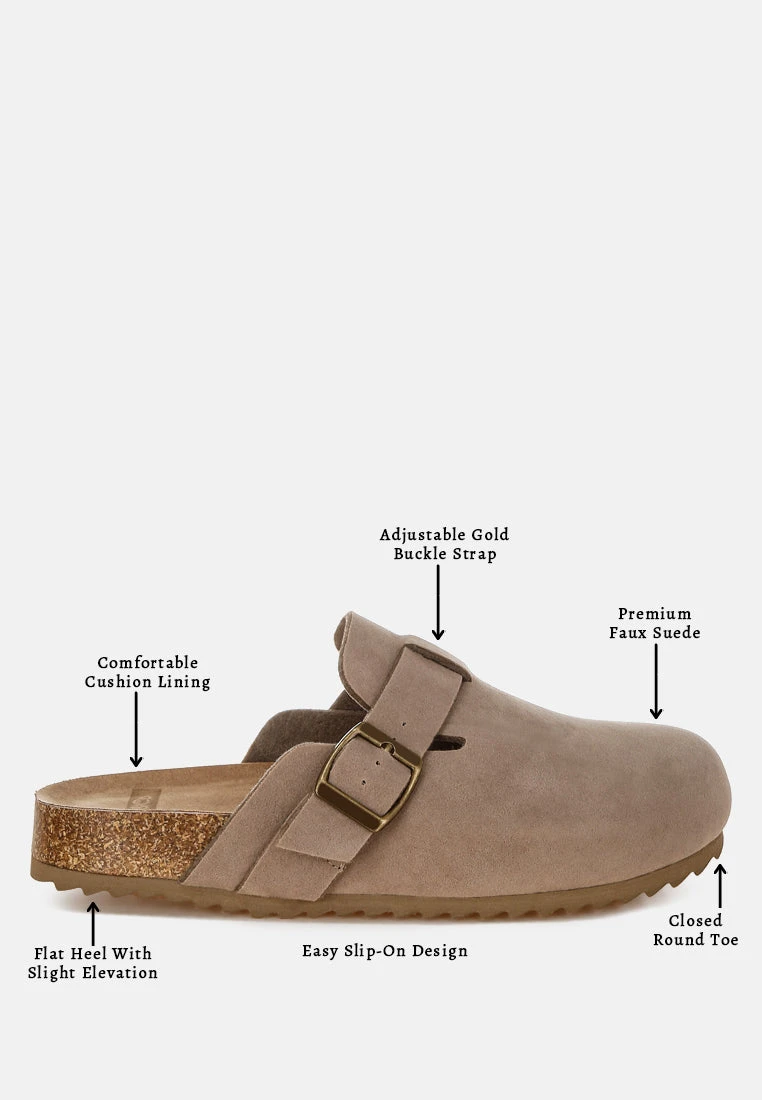 Ratiha Buckle Accent Slip-On Footbed Mules 15 Ratiha Buckle Accent Slip-On Footbed Mules - Image 13