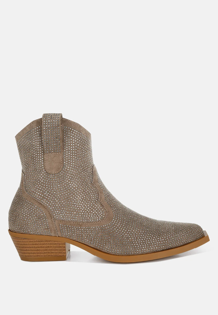 Costello Rhinestones Embellished Cowboy Boots 3 Costello Rhinestones Embellished Cowboy Boots