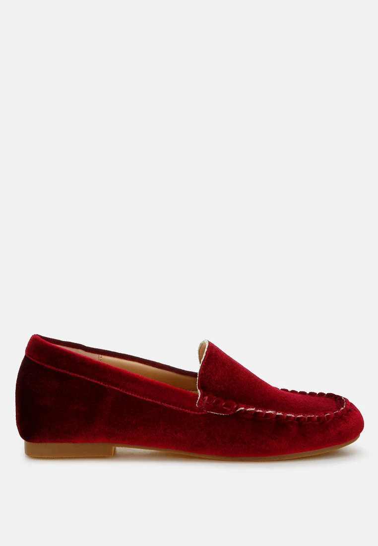 Robua Velvet Flat Loafers 3 Robua Velvet Flat Loafers