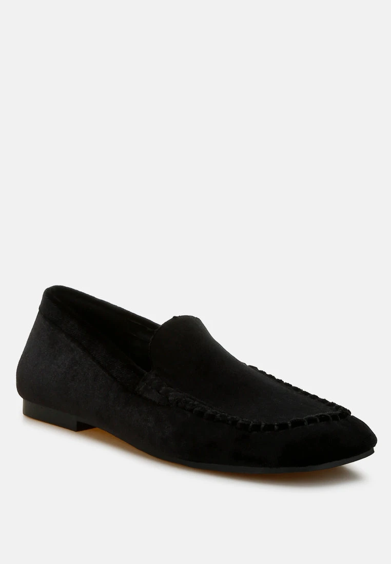 Robua Velvet Flat Loafers 9 Robua Velvet Flat Loafers - Image 7