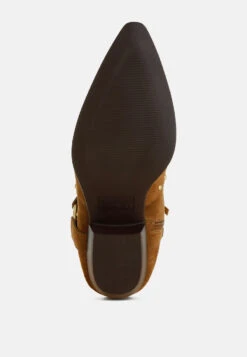 Rodeo Studded Real Suede Leather Ankle Boots 17 Rodeo Studded Real Suede Leather Ankle Boots -Her Shoe World RodeoStuddedSuedeAnkleBootsRCSH5004BEIGE 1