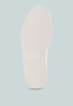 Strider Studs Embellished Chunky Sneakers -Her Shoe World StriderStudsEmbellishedChunkySneakersRCSH5552WHITE 6