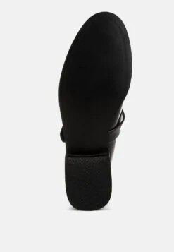 Swenson Patent Pleather Mary Jane Loafers -Her Shoe World Swenson Patent Pleather Mary Jane Loafers RCSH5606 BLACK 8