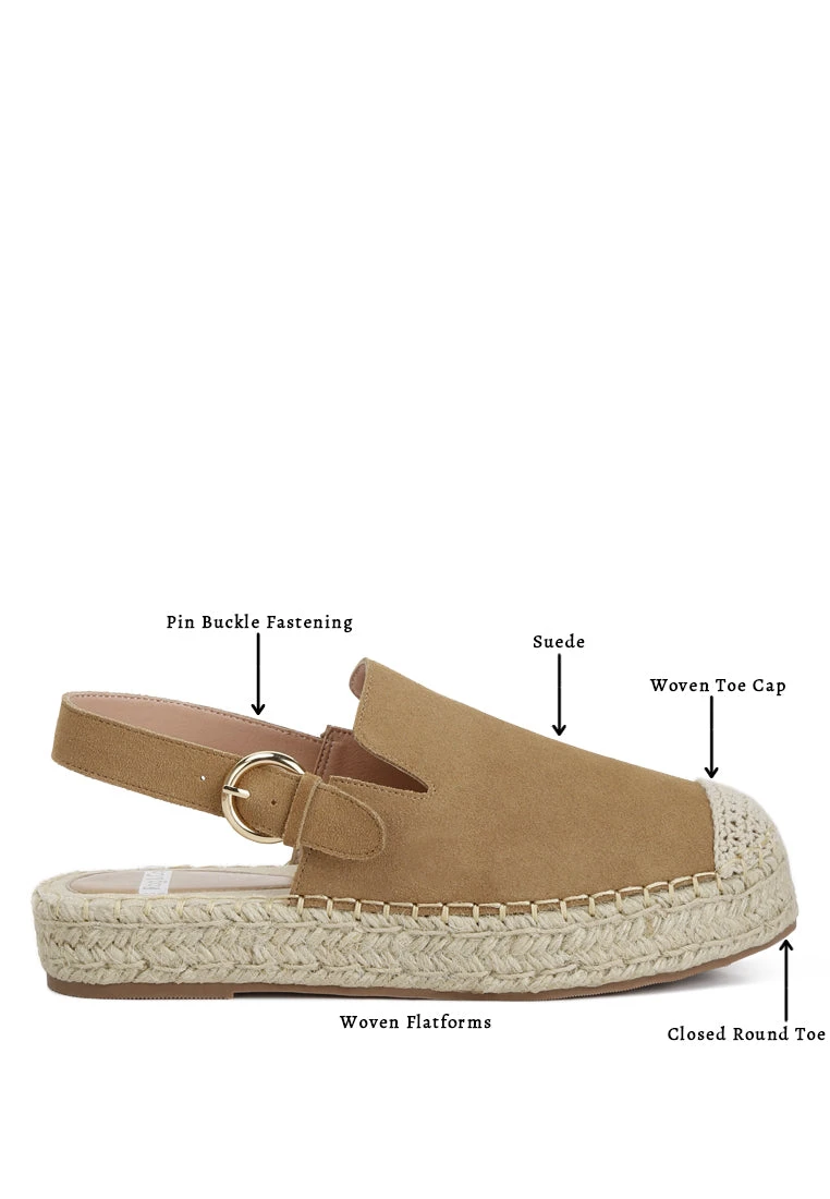 Affie Genuine Suede Slingback Strap Espadrilles 8 Affie Genuine Suede Slingback Strap Espadrilles - Image 6