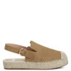 Affie Genuine Suede Slingback Strap Espadrilles 2 Affie Genuine Suede Slingback Strap Espadrilles -Her Shoe World Tan Suede Slingback Strap Espadrilles RCSH4637 Tan 5
